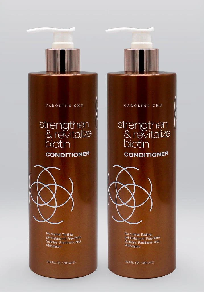 商品Caroline Chu|Strengthen & Revitalize Biotin Conditioner - Twin Pack,价格¥767,第1张图片