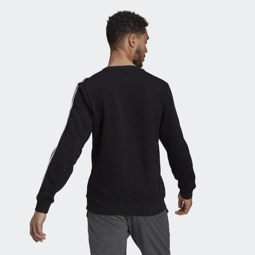 商品Adidas|Men's adidas Essentials Fleece 3-Stripes Sweatshirt,价格¥351,第3张图片详细描述