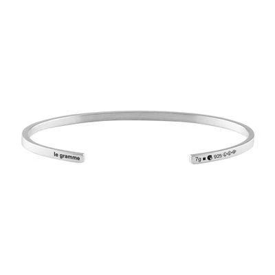 商品Le Gramme|Bracelet ruban le 7 g en argent poli,价格¥2579,第1张图片