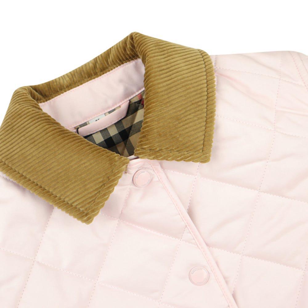 商品Burberry|Pink Quilted Daley Jacket,价格¥2859,第5张图片详细描述