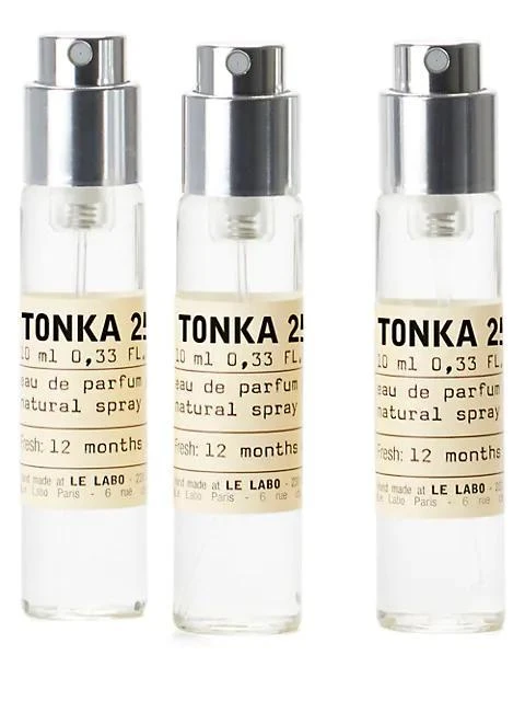 商品Le Labo|Tonka 25 Eau de Parfum Natural Spray 3-Piece Travel Tube Refill Set,价格¥1362,第1张图片