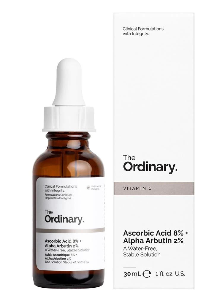 商品The Ordinary|Ascorbic Acid 8% + Alpha Arbutin 2% 30ml,价格¥112,第2张图片详细描述