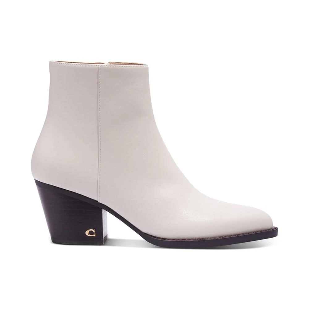 商品Coach|Women's Pacey Pointed-Toe Booties,价格¥826,第2张图片详细描述