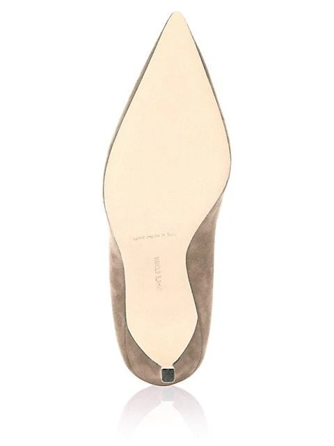 商品Manolo Blahnik|BB 105 Suede Pumps,价格¥5489,第3张图片详细描述