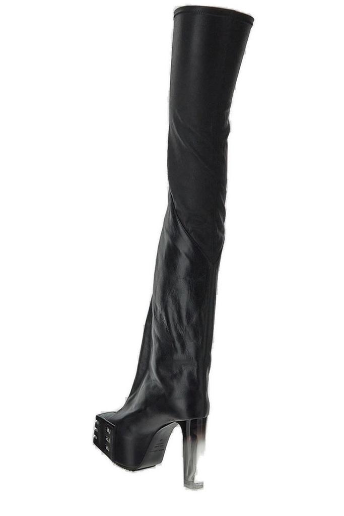 Rick Owens Thigh High Platform Boots商品第3张图片规格展示