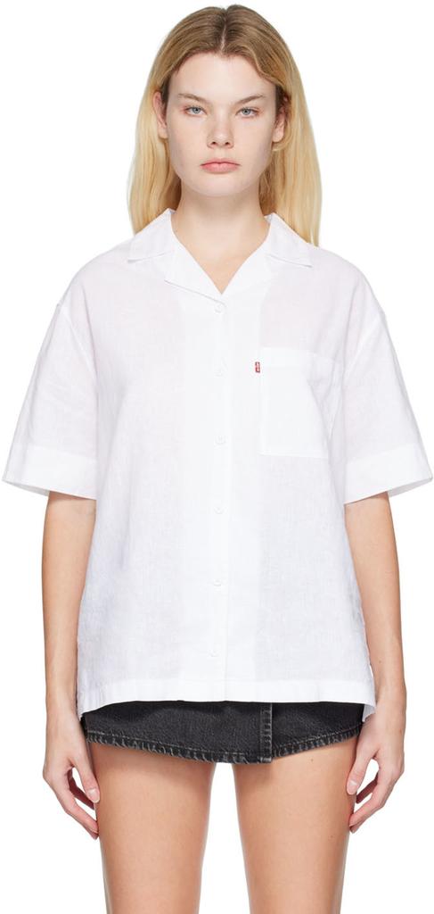 White Ari Resort Shirt商品第1张图片规格展示