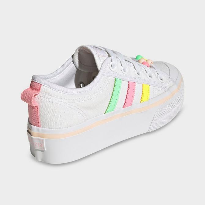 Girls' Big Kids' adidas Originals Nizza Platform Casual Shoes商品第4张图片规格展示