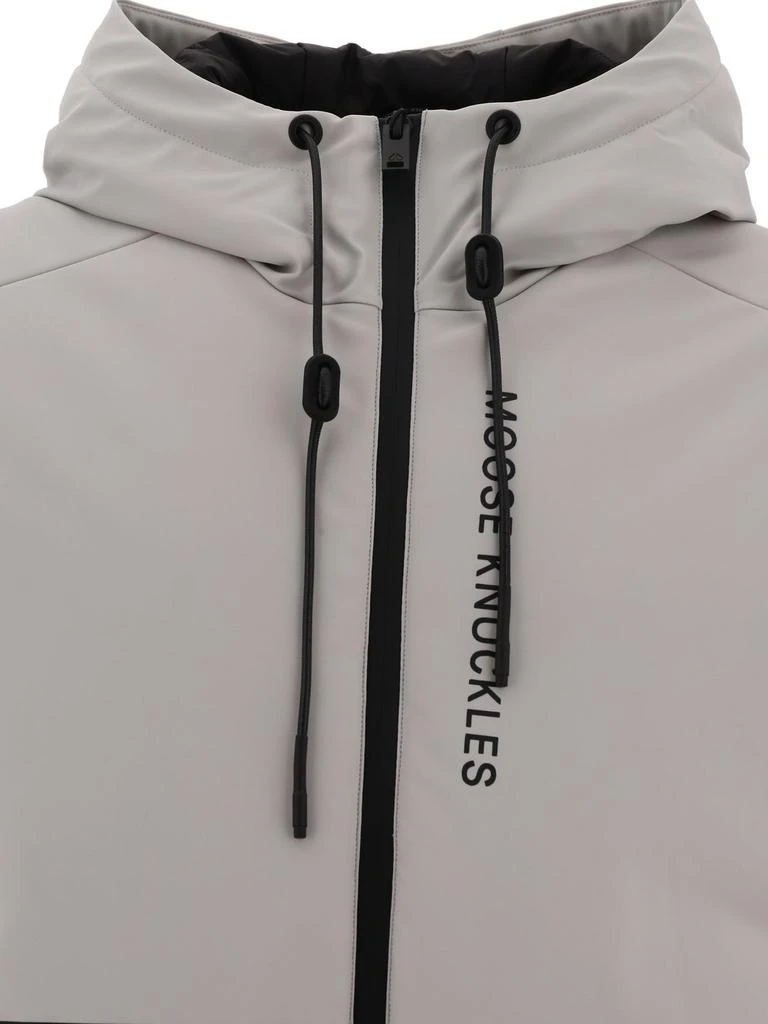 商品Moose Knuckles|Moose Knuckles Logo Printed Drawstring Windbreaker,价格¥1802,第3张图片详细描述
