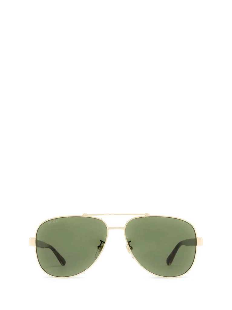 商品Gucci|Gg0528s Gold Sunglasses,价格¥4019,第1张图片