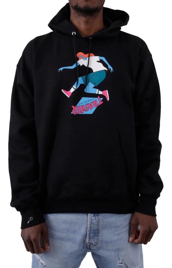 商品Thrasher|Trasher Tre Pullover Hoodie - Black,价格¥398,第1张图片