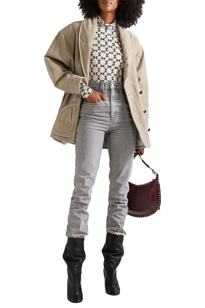 商品Isabel Marant|Doreal oversized brushed cotton-twill jacket,价格¥1475,第2张图片详细描述
