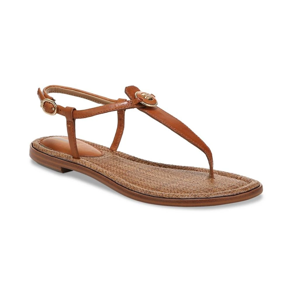 商品Sam Edelman|Women's Gigi Retro T-Strap Flat Sandals,价格¥370,第1张图片