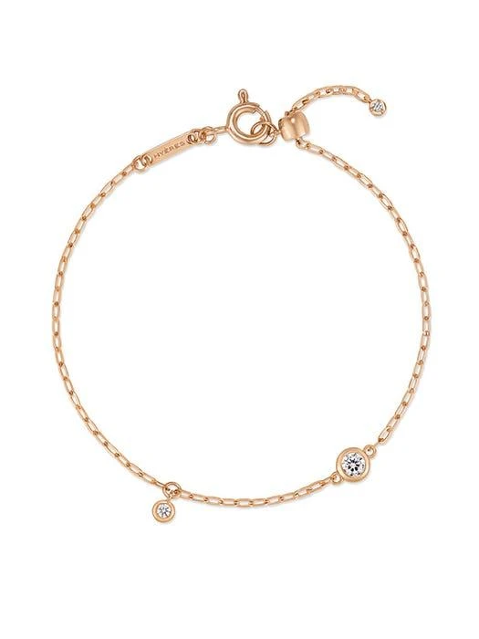 商品hyeres-lor|Essence 14k Point Bracelet (PG),价格¥2729,第1张图片