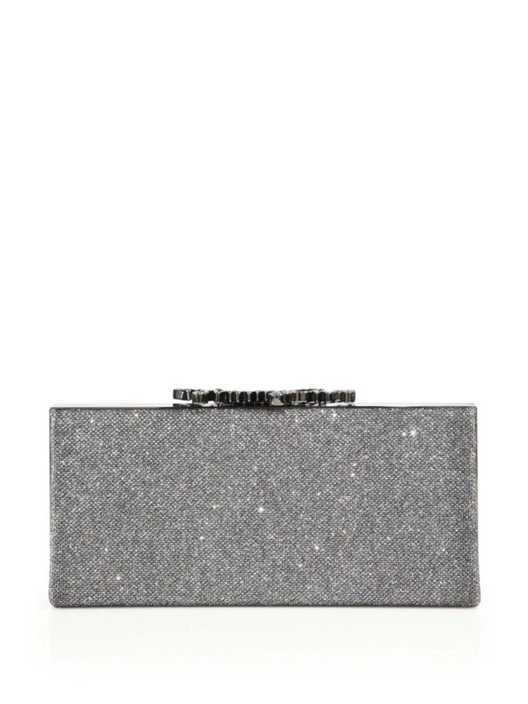 商品Jimmy Choo|Jimmy Choo - Celeste Glitter Suede Clutch,价格¥7616,第1张图片