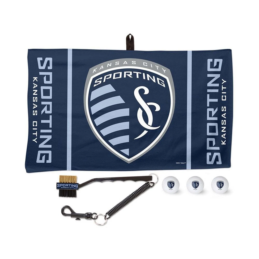 商品Wincraft|Multi Sporting Kansas City Golf Ball, Towel Brush Gift Set, Pack of 5,价格¥216,第1张图片
