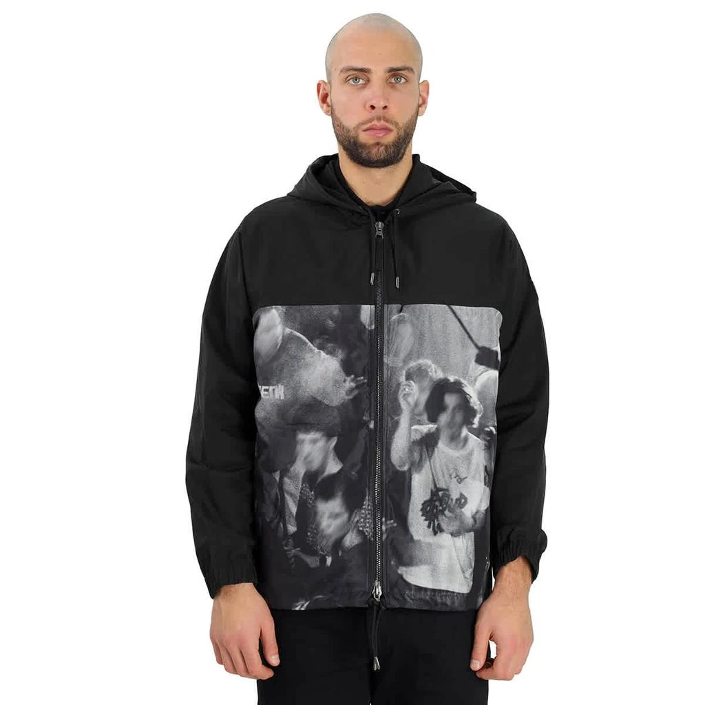 商品Burberry|Men's Rave Print Nylon Hooded Jacket,价格¥2446,第1张图片