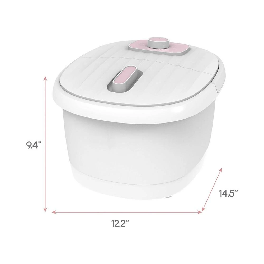 SLF Deluxe Heated Portable Bubble Bath Foot Massager 商品