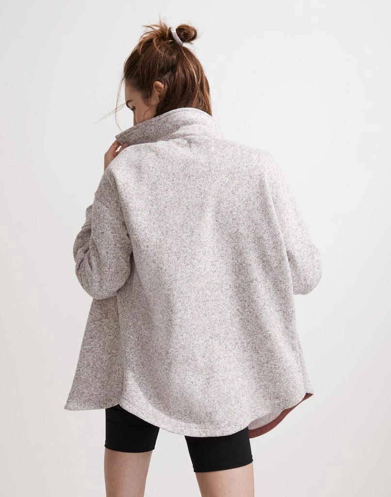 商品Madewell|MWL (Re)sourced Sweater Fleece Shirt-Jacket,价格¥398,第3张图片详细描述