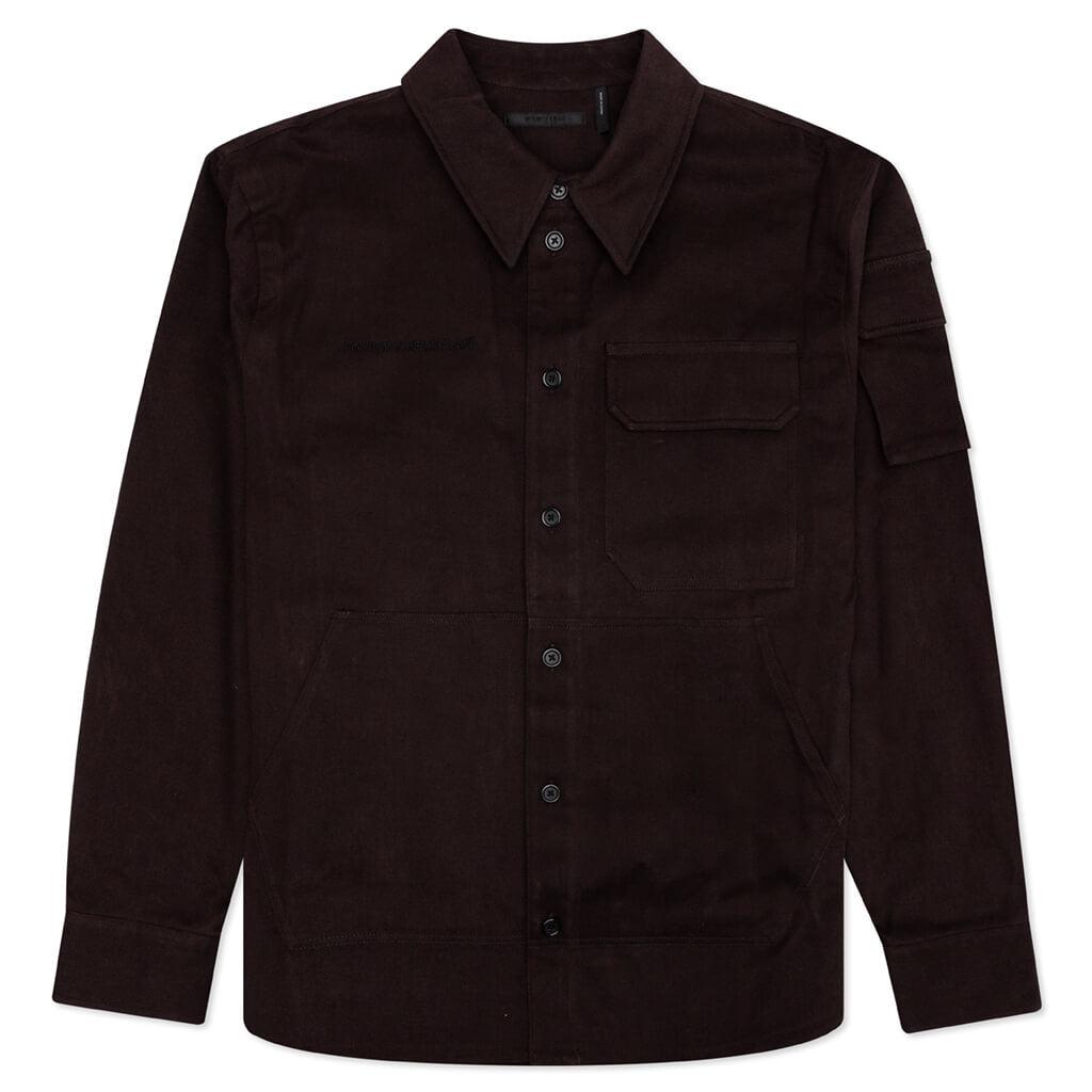 Helmut Lang Brushed Twill Shirt - Fig商品第1张图片规格展示