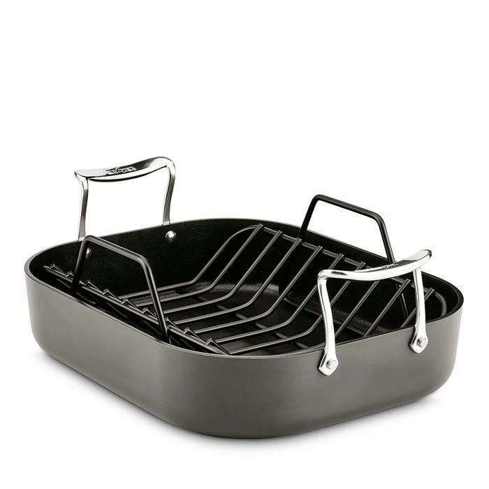 商品All-Clad|Essentials Non-Stick Small Roaster with Rack,价格¥672,第1张图片
