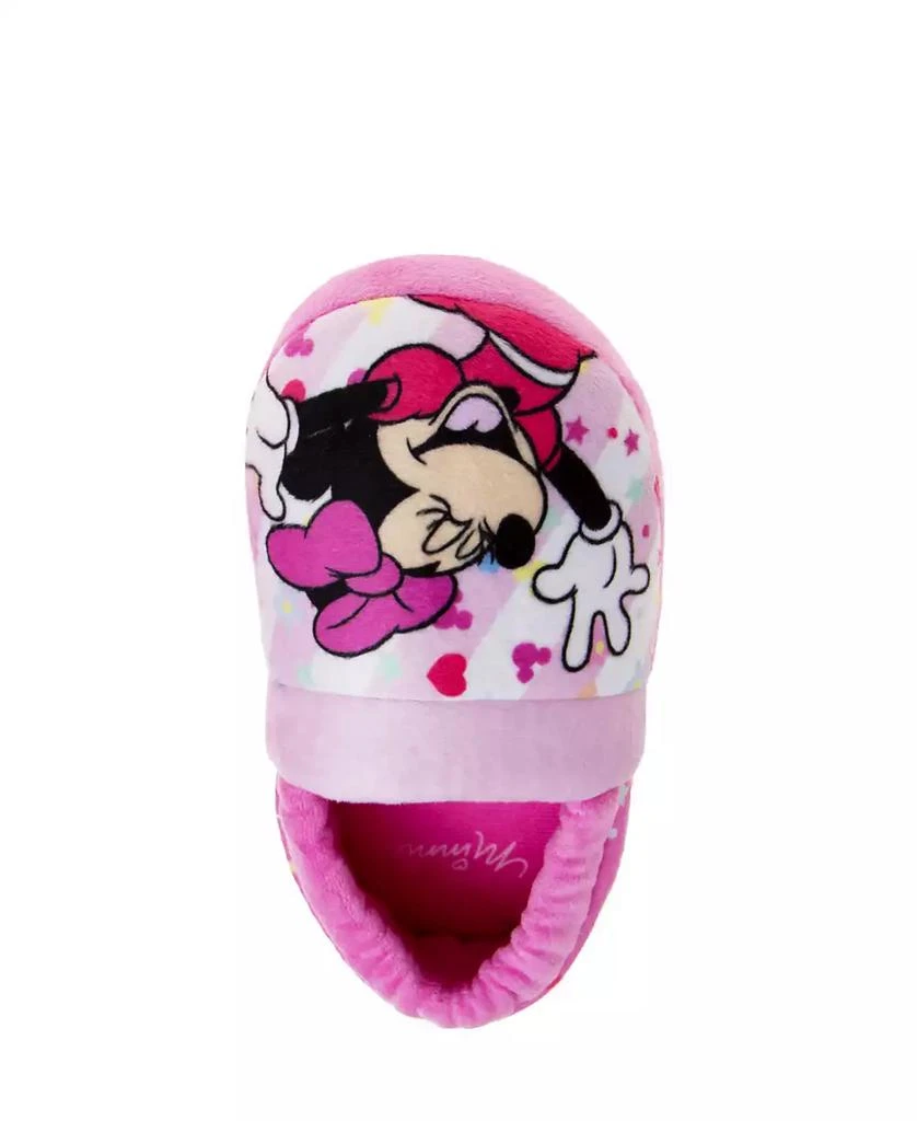 商品Disney|Little Girls Minnie Mouse Happy Go Lucky Dual Sizes Slippers,价格¥172,第4张图片详细描述