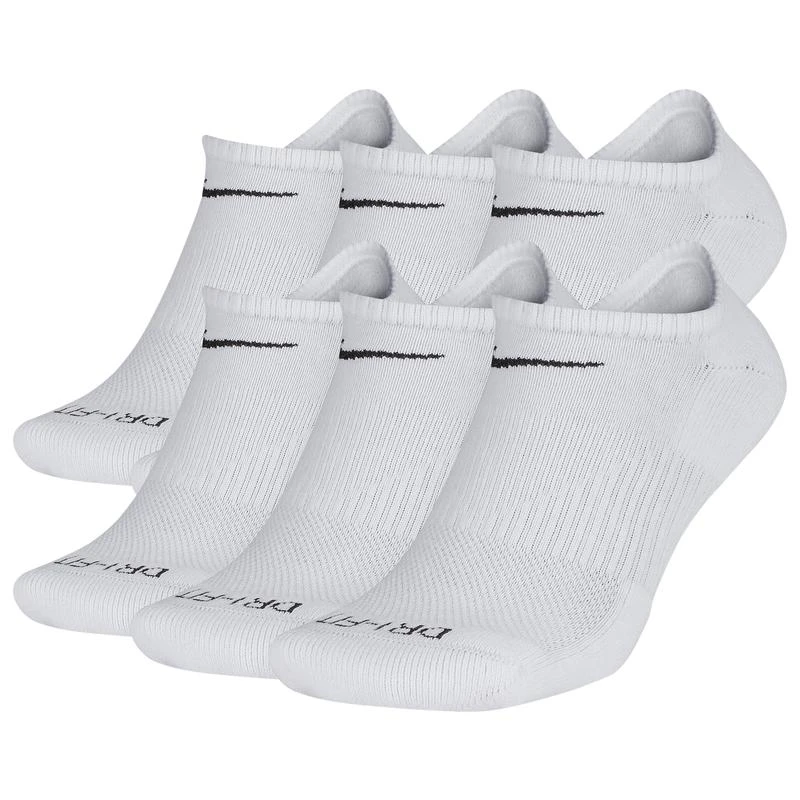 商品NIKE|Nike 6 Pack Dri-FIT Plus No Show Socks - Men's,价格¥177,第1张图片