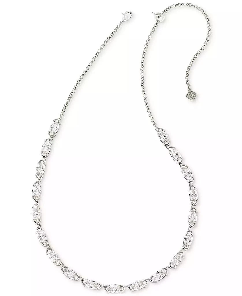 商品Kendra Scott|14k Gold-Plate Cubic Zirconia Collar Necklace, 16" + 3" extender,价格¥965,第1张图片