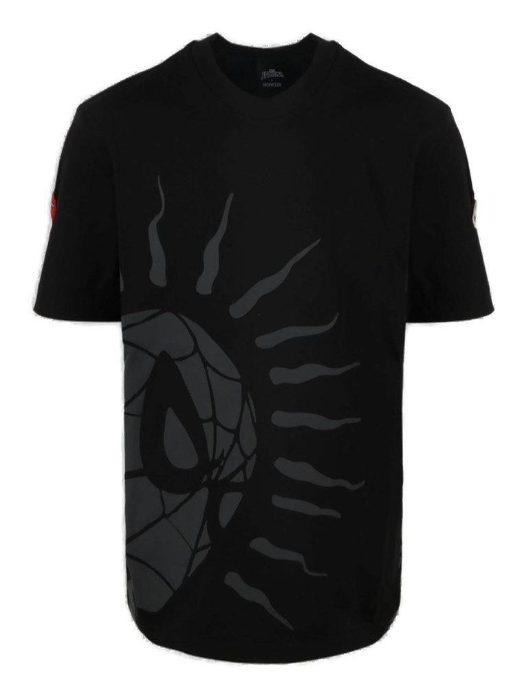 商品Moncler|Moncler Graphic Printed Crewneck T-Shirt,价格¥1603,第1张图片