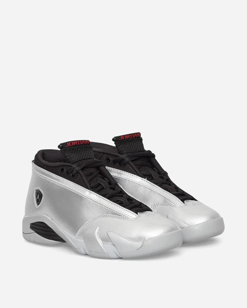 商品Jordan|WMNS Air Jordan 14 Low Retro Sneakers Metallic Silver,价格¥1728,第3张图片详细描述