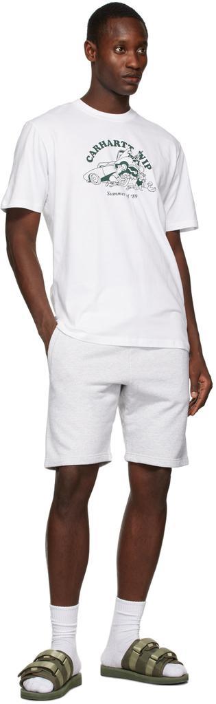 商品Carhartt WIP|White Flat Tire T-Shirt,价格¥358,第6张图片详细描述