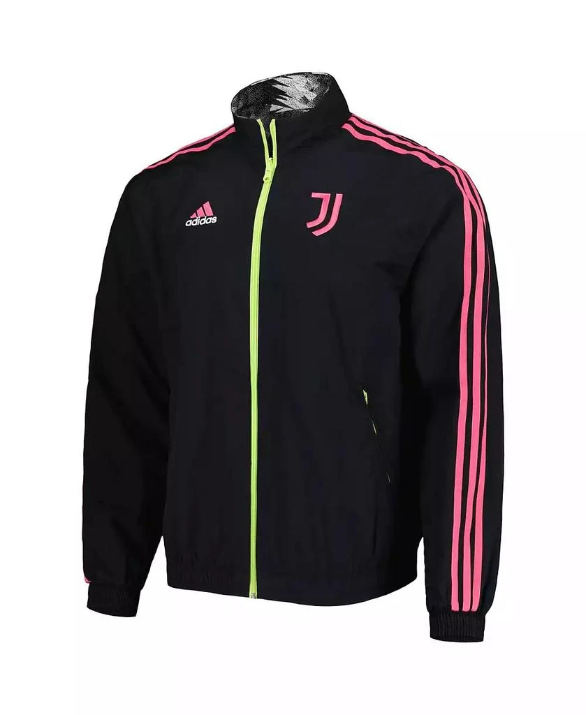 商品Adidas|Men's Black Juventus 2022/23 On-Field Team Logo Anthem Reversible Full-Zip Jacket,价格¥823,第4张图片详细描述