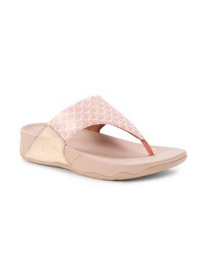 商品FitFlop|​Lulu Wave-Print Wedge Sandals,价格¥280,第2张图片详细描述