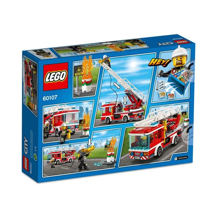 商品LEGO|214-Pc. City Fire Ladder Truck Set,价格¥187,第3张图片详细描述