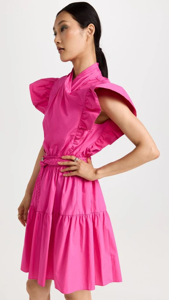 商品Derek Lam|Derek Lam 10 Crosby Finn 荷叶边裹身连衣裙,价格¥1017,第4张图片详细描述