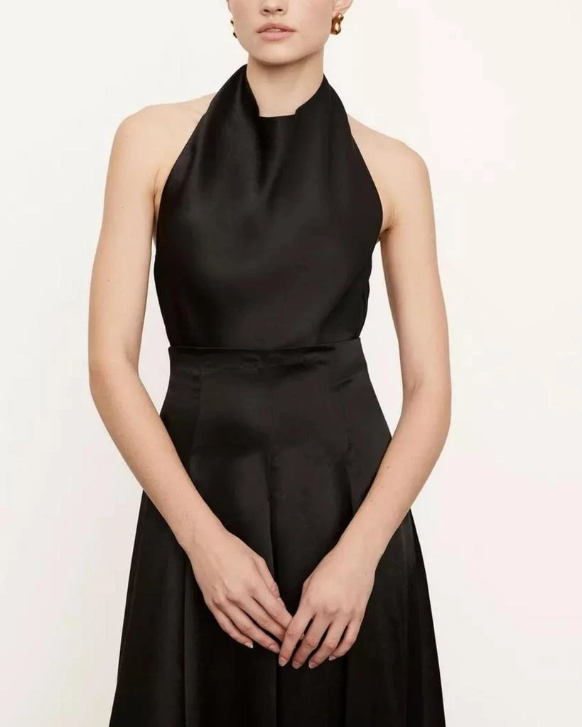 商品Vince|Satin Halter Blouse in Black,价格¥1170,第1张图片