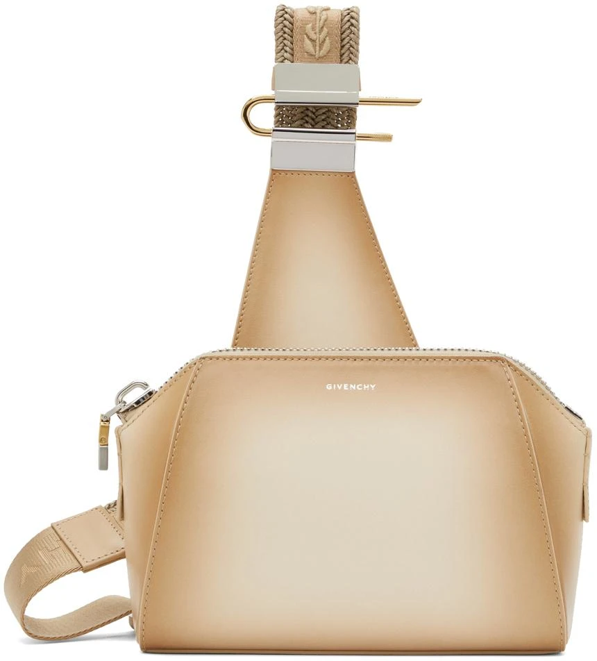 商品Givenchy|米色小号 Antigona 单肩包,价格¥17118,第1张图片