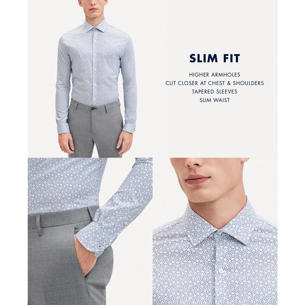 Men's Supima Cotton Slim Fit Non-Iron Performance Stretch Dress Shirt 商品