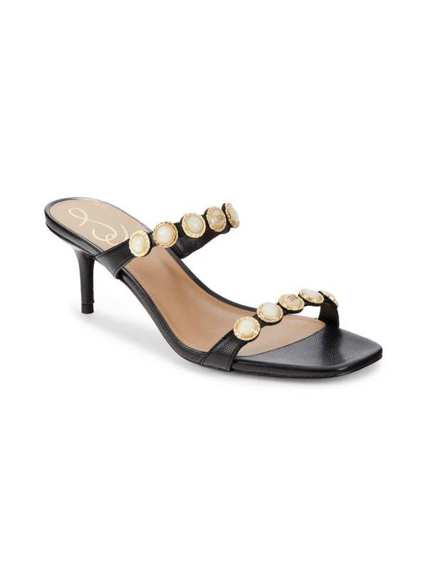 商品Sam Edelman|Palma Embellished Strappy Sandals,价格¥375,第2张图片详细描述