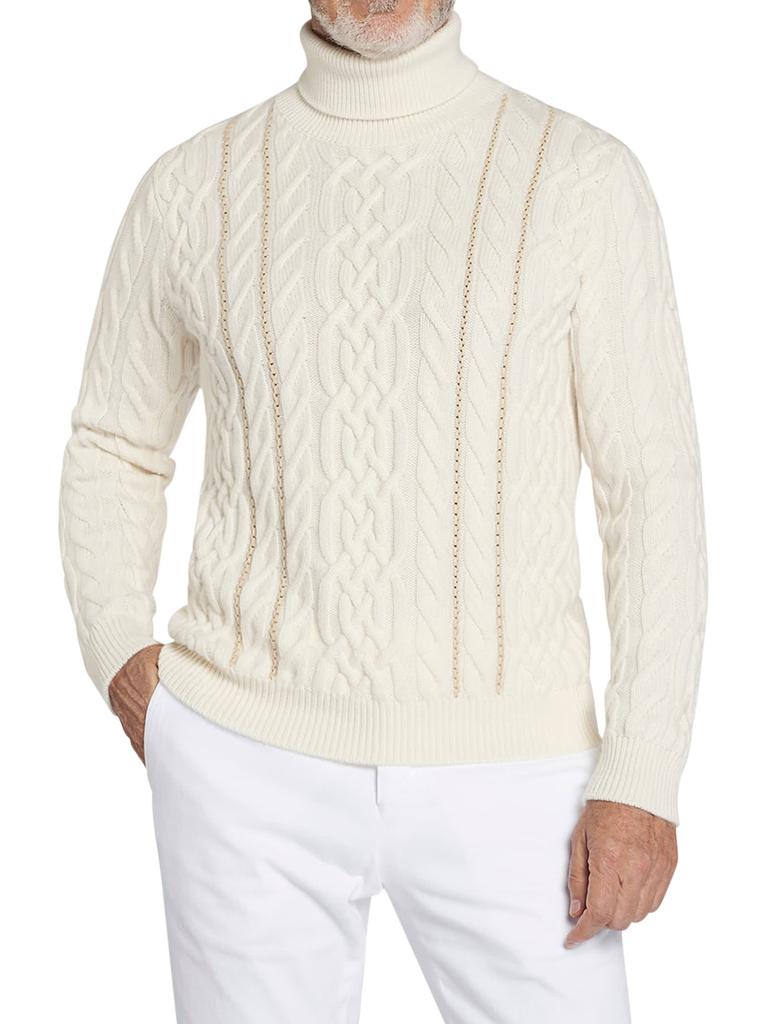 Kiton Jersey Turtleneck Cashmere商品第2张图片规格展示