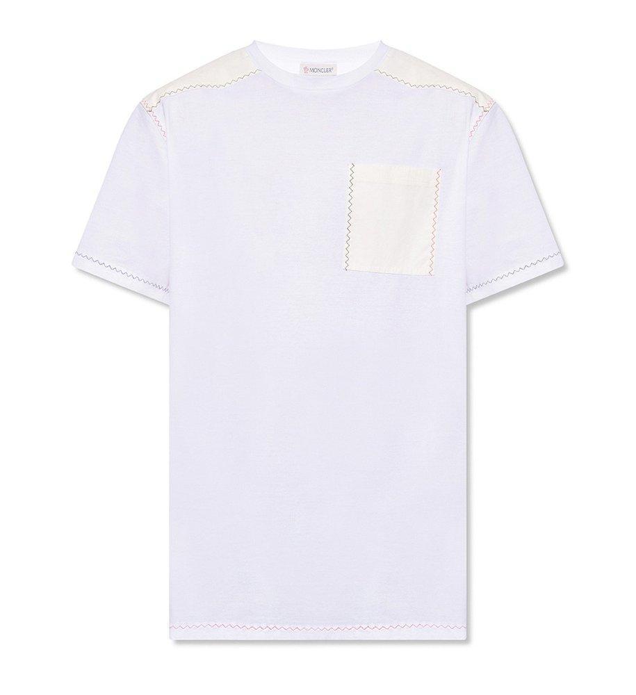商品Moncler|Moncler Chest-Pocket Detail Crewneck T-Shirt,价格¥1573,第1张图片