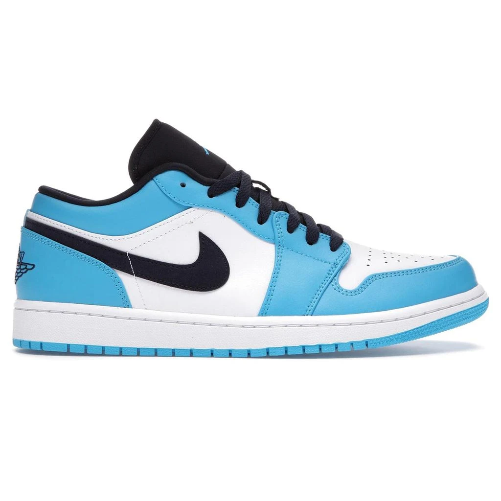 商品Jordan|Air Jordan 1 Low UNC University Blue Black,价格¥1384,第1张图片