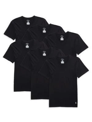 商品Ralph Lauren|6-Pack Solid Tee Set,价格¥332,第1张图片