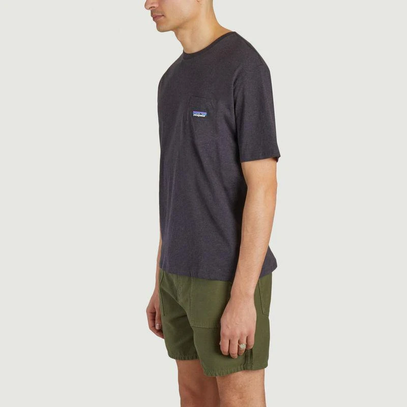 商品Patagonia|Straight T-shirt with pocket Ink black PATAGONIA,价格¥362,第2张图片详细描述