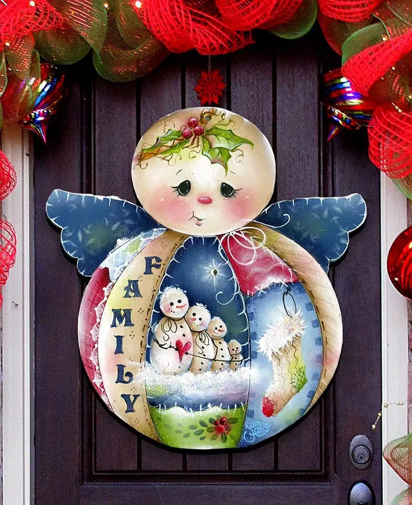 商品Designocracy|Family Snowman Christmas Holiday Door Decor,价格¥968,第1张图片