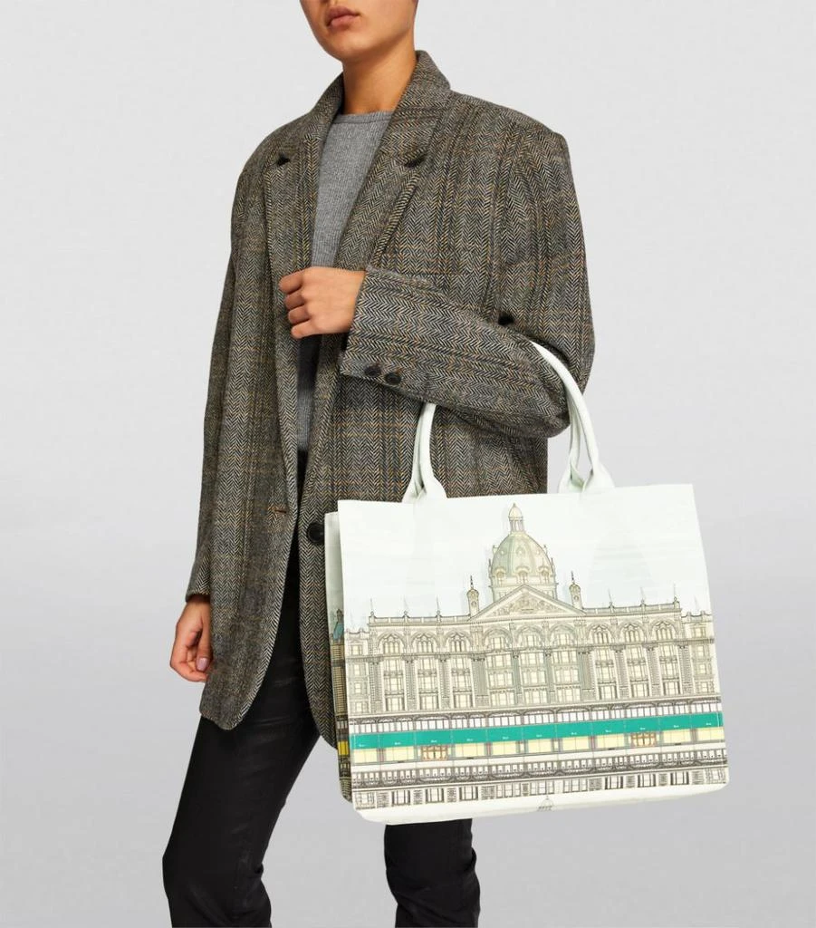 商品Harrods|Large Architectural Building Shopper Bag,价格¥389,第5张图片详细描述