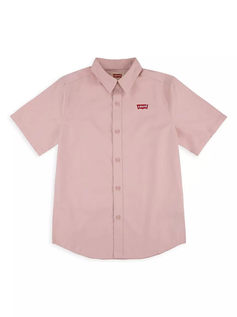 商品Levi's|Little Boy's &amp; Boy's Woven Short-Sleeve Shirt,价格¥81,第1张图片