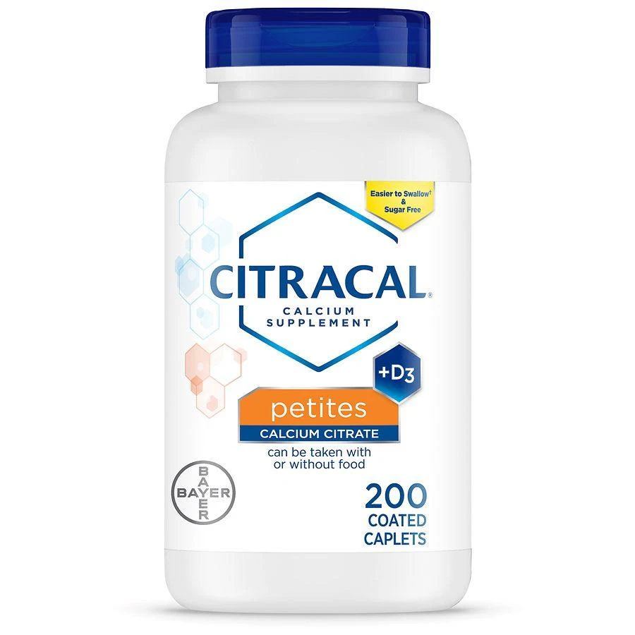 商品Citracal|Petites Calcium Supplement + D3 Coated Caplets,价格¥130,第1张图片