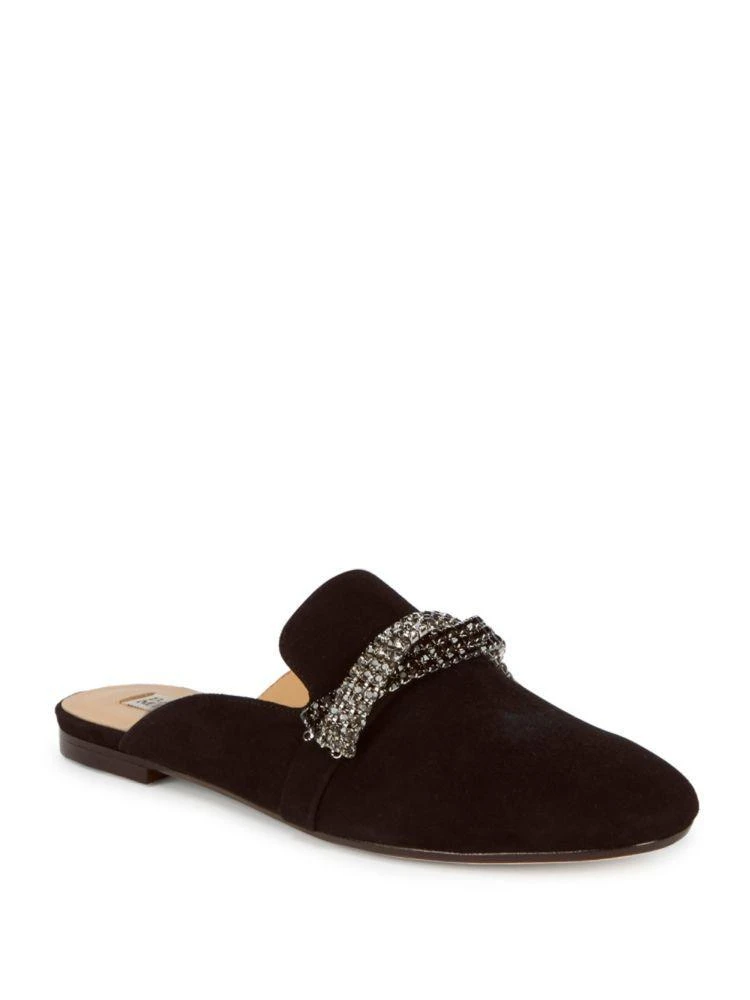 商品Badgley Mischka|麂皮穆勒鞋,价格¥568,第1张图片