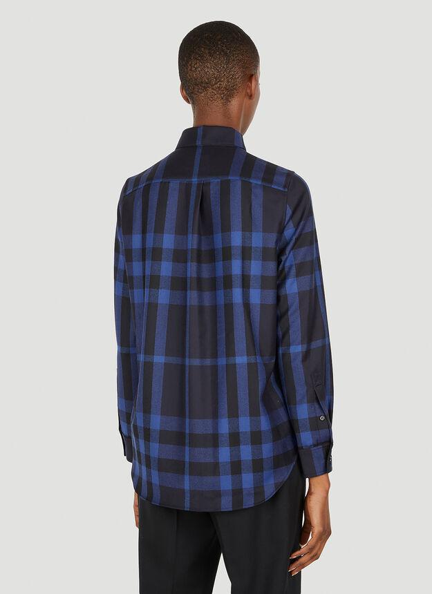 Anette Check Shirt in Blue商品第4张图片规格展示