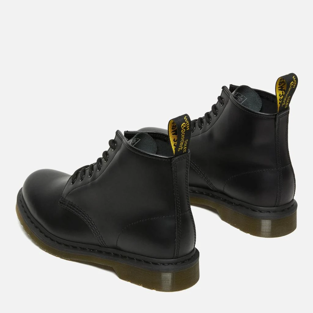 商品Dr. Martens|Dr. Martens 101 Smooth Leather 6-Eye Boots - Black,价格¥771,第4张图片详细描述